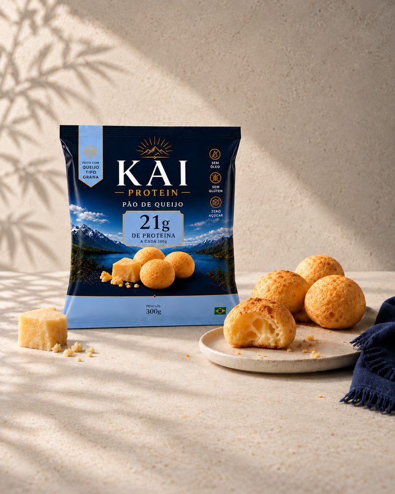 Pão de Queijo Proteico KAI Tradicional - 300 g